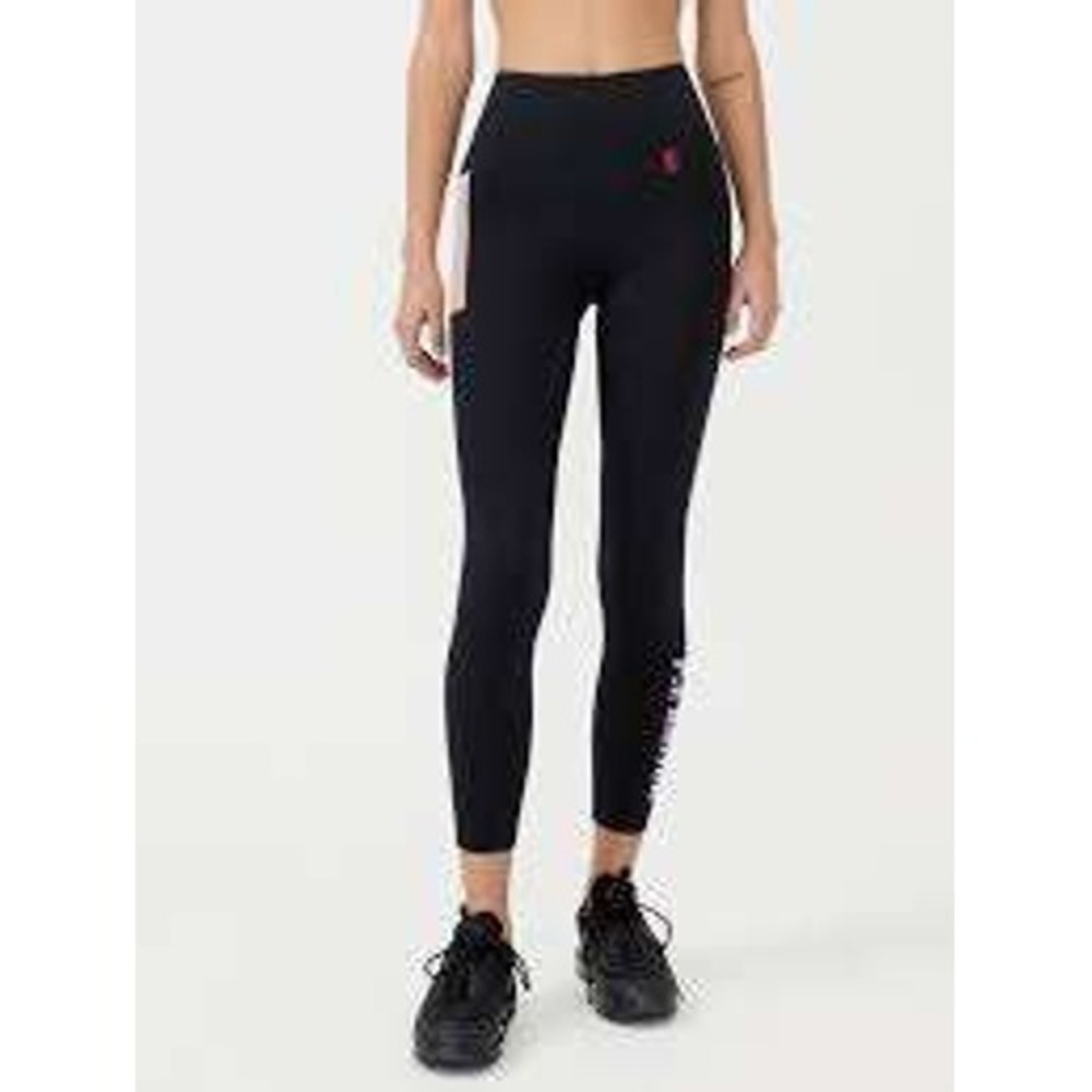 PE Nation Black Leggings‎ Athletic Workout Gym Sportswear Women's Size M